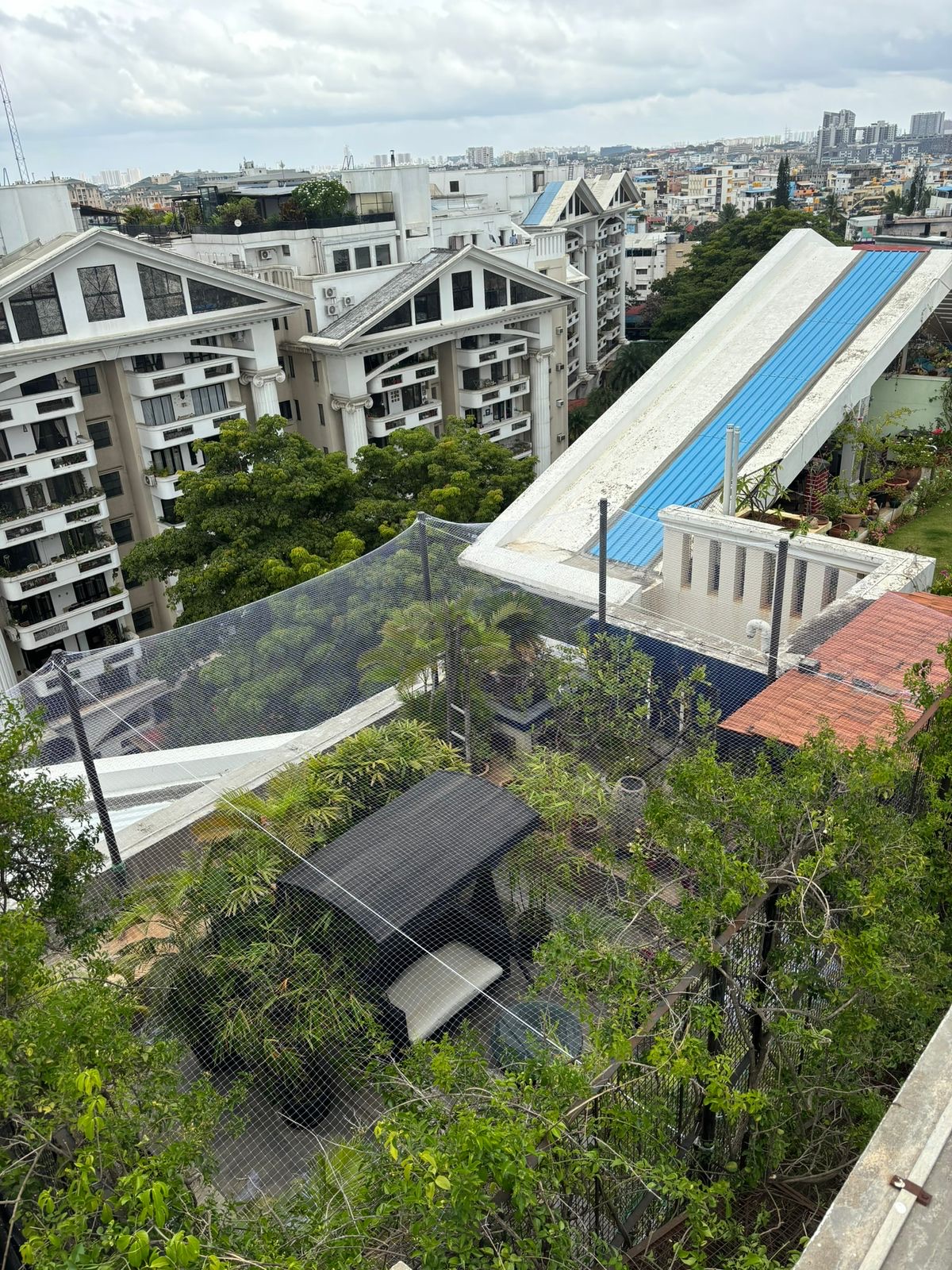 Balcony safety net installation in Bengaluru